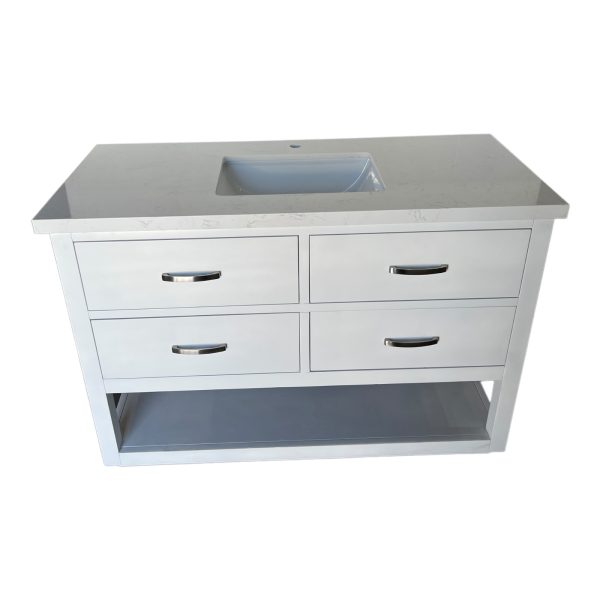 White Vinnova Vanity 48"